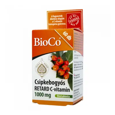 BioCo Csipkebogyós Retard C-vitamin tabletta 1000 mg 60 db