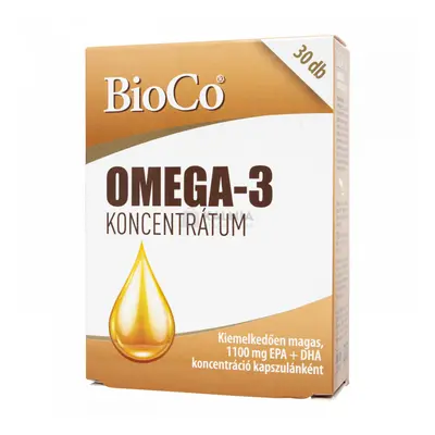 BioCo Omega-3 koncentrátum kapszula 30 db