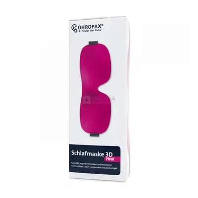 Ohropax 3D Comfort alvómaszk pink 1 db