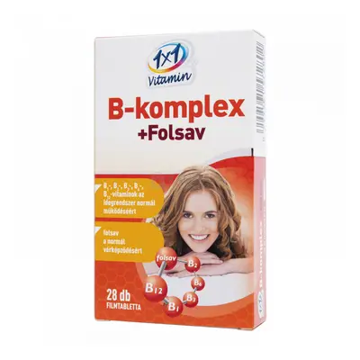 1×1 Vitamin B-komplex + folsav filmtabletta 28 db