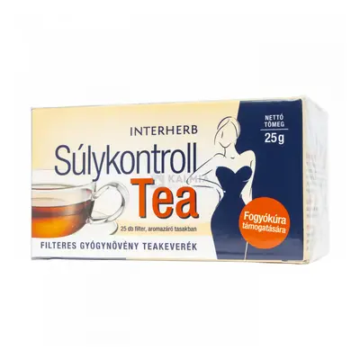 Interherb intenzív súlykontroll tea 25 filter