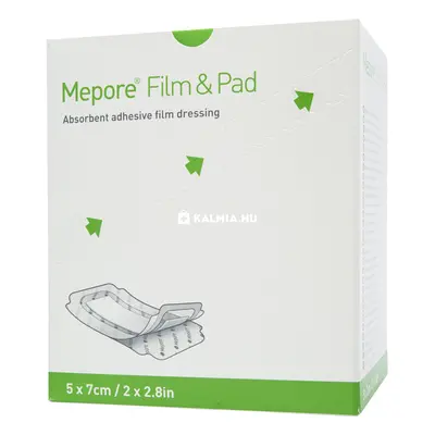 Mepore film és pad kötszer 5 x 7 cm 85 db