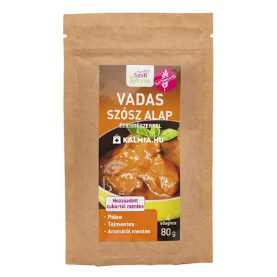 Szafi Reform Vadas szósz alap édesítőszerrel 80 g