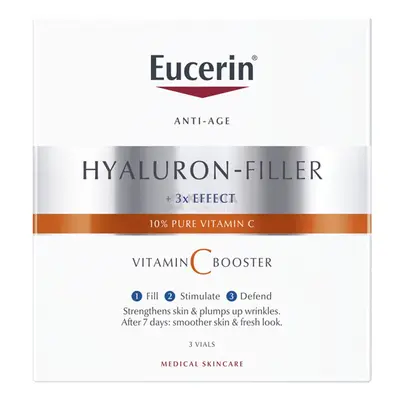 Eucerin Hyaluron-filler C-vitaminos ránctalanító arcápoló koncentrátum 3 x 8 ml