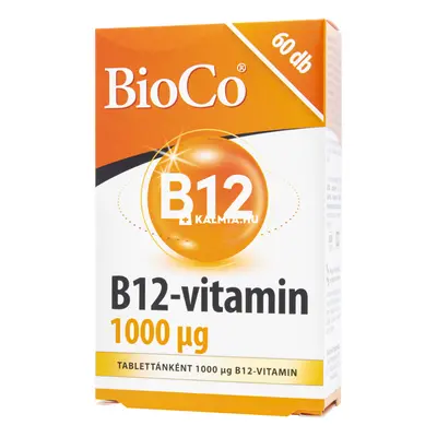 BioCo B12-vitamin 1000 mcg tabletta 60 db