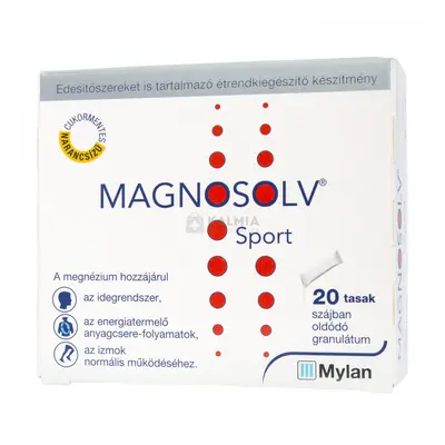 Magnosolv Sport 400 mg Granulátum 20 db