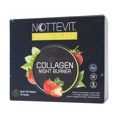 Nottevit Skinny Sleep Night Burner kollagén komplex italpor 10 tasak