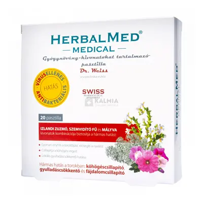 Herbalmed Medical gyógynövény pasztilla 20 db