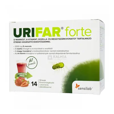 Urifar Forte D-mannóz, A-vitamin, rozella- és meggyszárkivonat granulátum 14 db