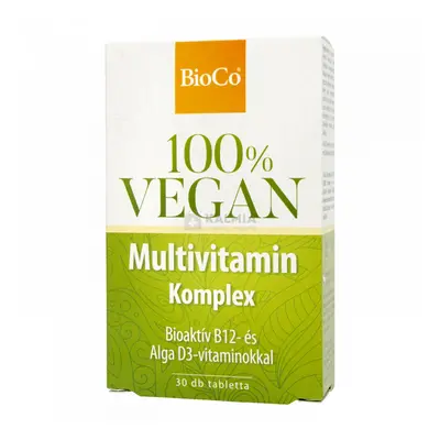 BioCo 100% vegan multivitamin komplex 30 db