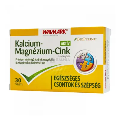 Walmark Kalcium +Magnézium +Cink aktív tabletta 30 db