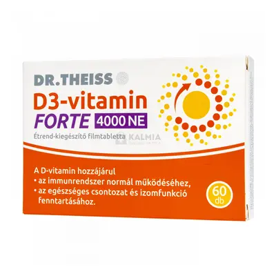 Dr. Theiss D3-vitamin Forte filmtabletta 4000 NE 60 db