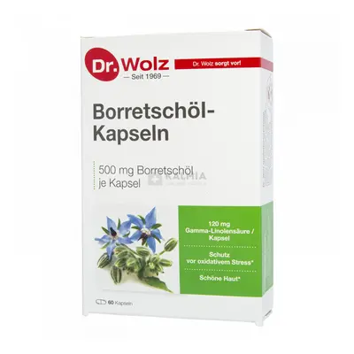 Dr. Wolz Borretschöl Borágóolaj kapszula 60 db