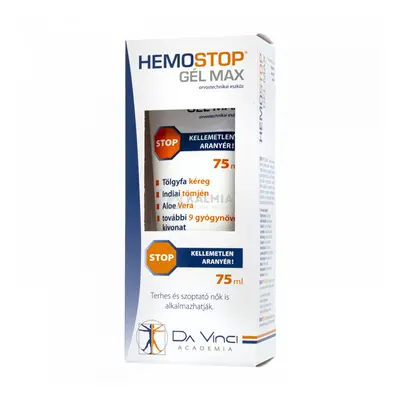 Hemostop Max gél aranyérre 75 ml