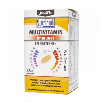 JutaVit multivitamin immuner felnőtteknek 45 db