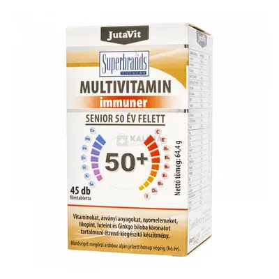 JutaVit multivitamin Senior 50+ tabletta 45 db