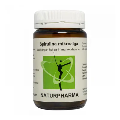 Naturpharma Spirulina 400 mg Mikroalga tabletta 120 db