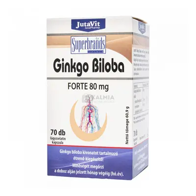 JutaVit Ginkgo Biloba Forte 80 mg kapszula 70 db