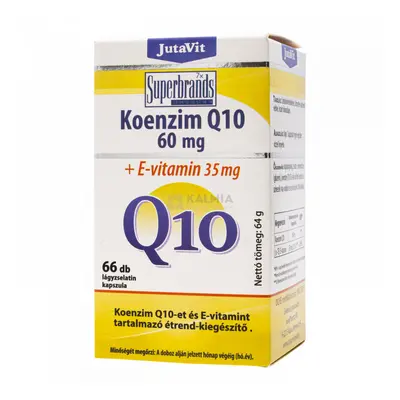 JutaVit Koenzim Q10 60 mg kapszula 60 + 6 db