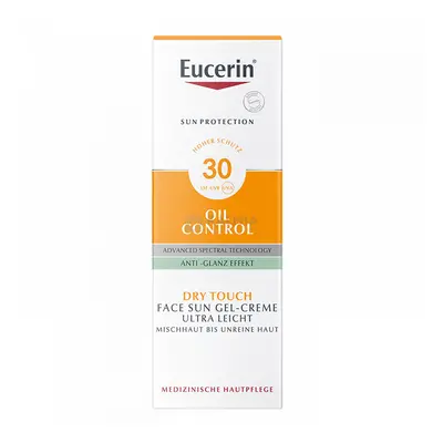 Eucerin Sun Oil Control SPF30 napozó gél-krém arcra 50 ml