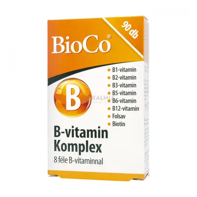 BioCo B-vitamin Komplex tabletta 90 db