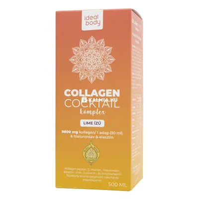 IdealBody Collagen Cocktail folyékony kollagén komplex lime ízzel 500 ml