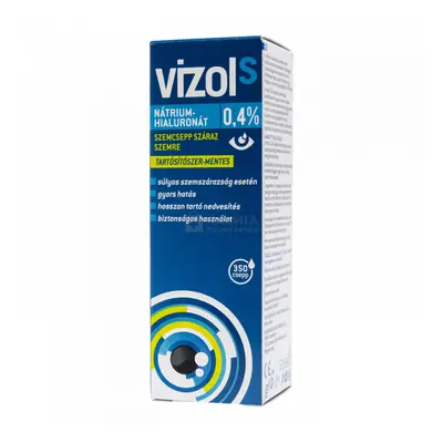 Vizol S 0,4% szemcsepp száraz szemre 10 ml