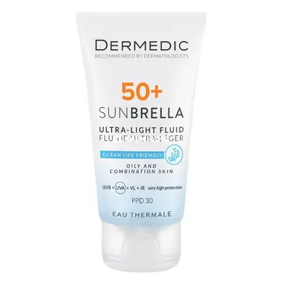 Dermedic Sunbrella fényvédő SPF50+ arckrém zsíros és kombinált bőrre 40 ml