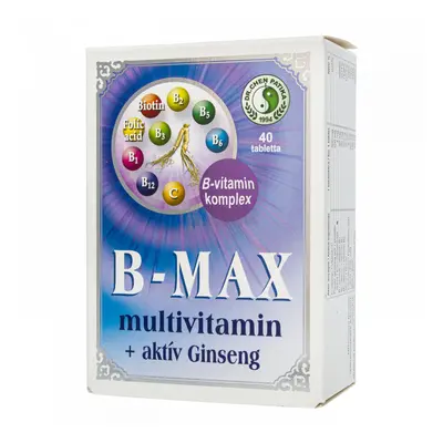 Dr. Chen B-Max multivitamin +aktív Ginseng tabletta 1000 mg 40 db