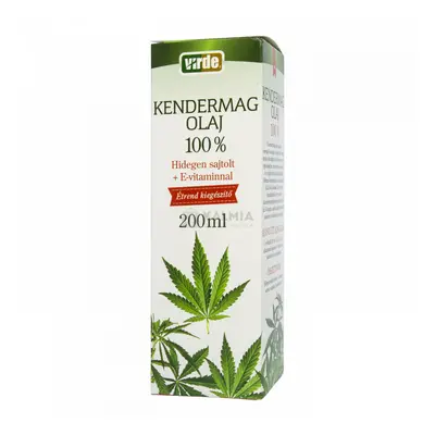 Virde Kendermagolaj 100 % E-vitaminnal 200 ml