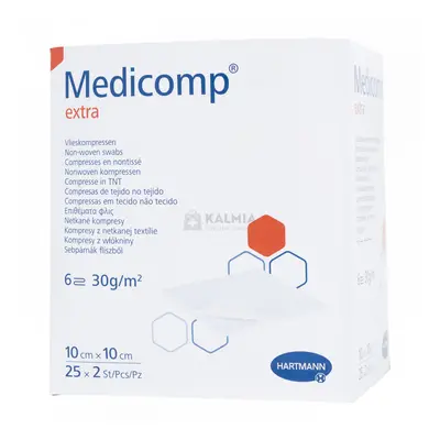 Hartmann Medicomp Extra 6 rétegű sebfedőlap 10 x 10 cm 50 db