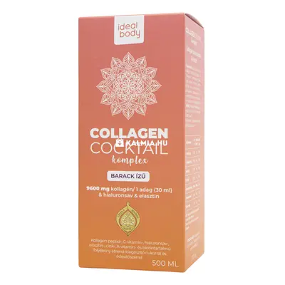 IdealBody Collagen Cocktail folyékony kollagén komplex barack ízzel 500 ml