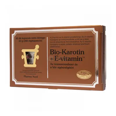 Pharma Nord Bio-Karotin + E vitamin kapszula 60 db