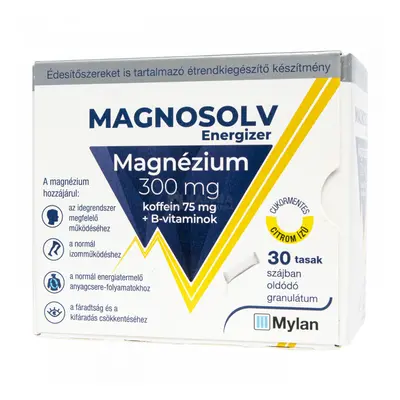 Magnosolv Energizer 300 mg granulátum 30 tasak