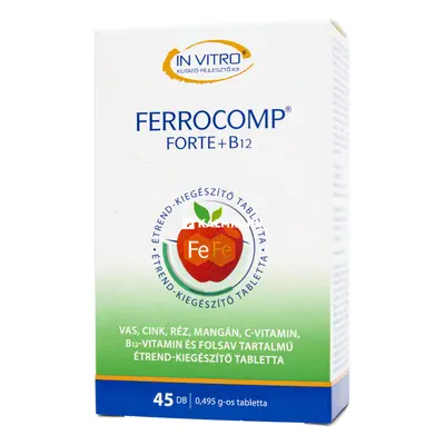 Ferrocomp Forte +B12 tabletta 45 db