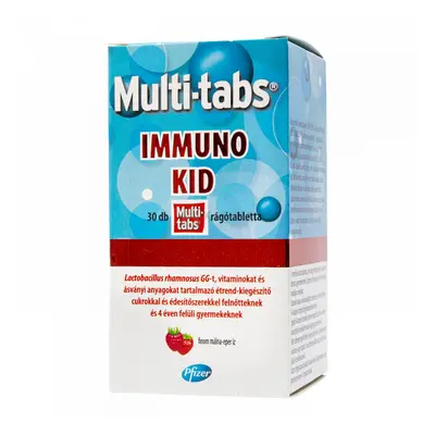 Multi-Tabs Immuno Kid multivitamin rágótabletta 30 db