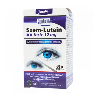 JutaVit Szem Lutein Forte 12 mg étrend-kiegészítő tabletta 60 db