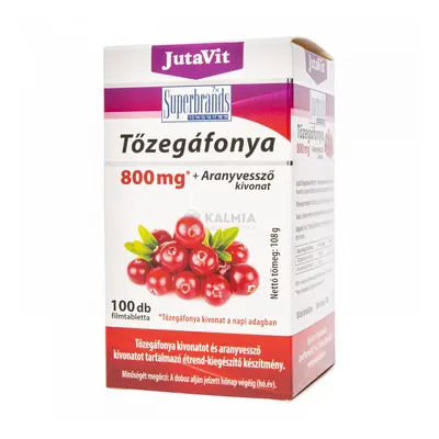 JutaVit Tőzegáfonya Aranyvessző tabletta 100 db