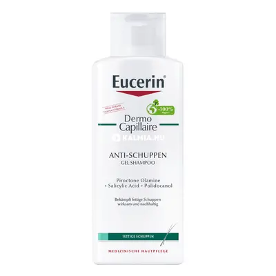 Eucerin Dermocapillaire korpásodás elleni sampon zsíros korpára 250 ml