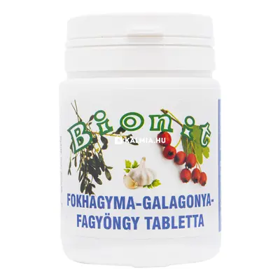 Bionit Fokhagyma-galagonya-fagyöngy tabletta 90 db