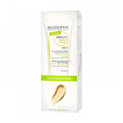 Bioderma Sébium Global Cover színezett krém 30 ml