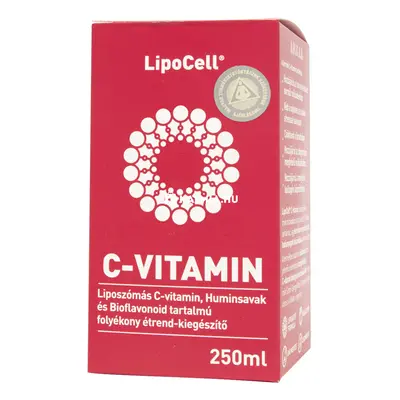 LipoCell liposzómás C-vitamin ital meggyes ízben 250 ml