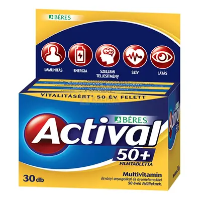 Actival 50+ filmtabletta 30 db