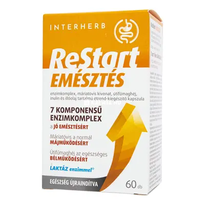 Interherb ReStart emésztés kapszula 60 db