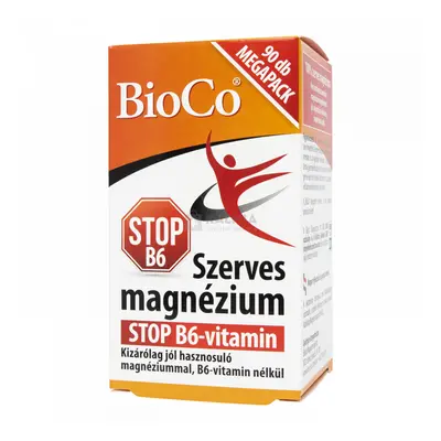 BioCo Szerves Magnézium Stop B6 Megapack tabletta 90 db