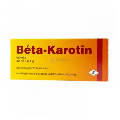 Béta-Karotin tabletta 40 db