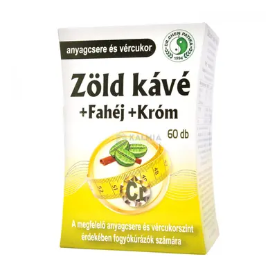 Dr.Chen Zöld kávé + Fahéj + Króm kapszula 60 db