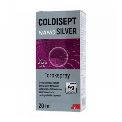 Coldisept Nanosilver torokspray 20 ml