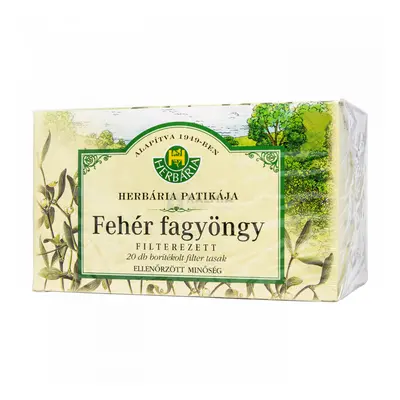 Herbária Fehér fagyöngy filteres (borítékolt) tea 20 x 1 g