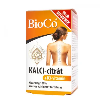 BioCo Kalci-Citrát D3 filmtabletta megapack 90 db